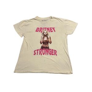 Britney Spears Stronger Tee Size Large